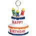 Birthday Party Supplies: Birthday Cake Photo/Balloon Holder (6 ct)